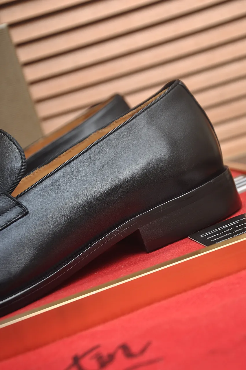Men's shoes 💰620💶 [Chrstian Loubotin] Red-soled shoes 💋Original mold opening, the highest version on the market, purely handmade ➕Imported cowhide uppers, first-layer water-dyed cowhide lining! Original EU high-gloss outsole. 38 to 45 (45 customized)